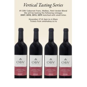 Vertical Tasting Friday 27th November